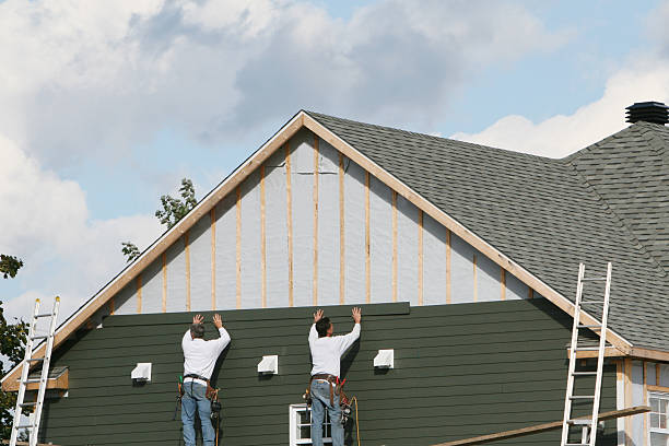Professional Siding Repair technician working in White Marsh, MD